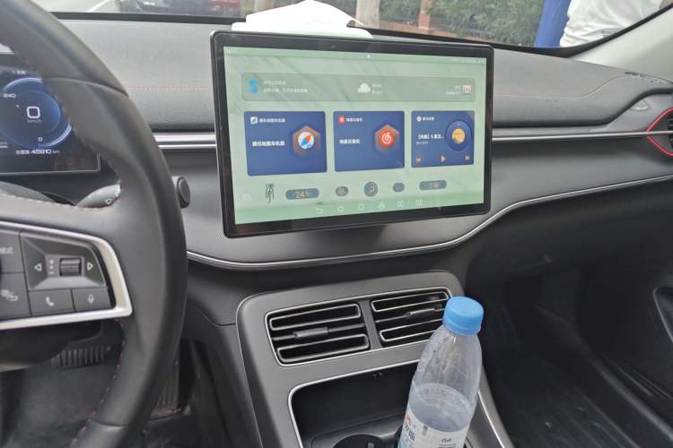 Used BYD Destroyer 05 2022 DM-i 55KM Luxury Model Audio And AC Panel