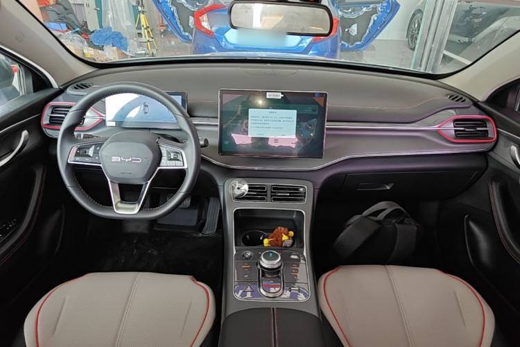 Used BYD Destroyer 05 2022 DM-i 55KM Luxury Model Center Console