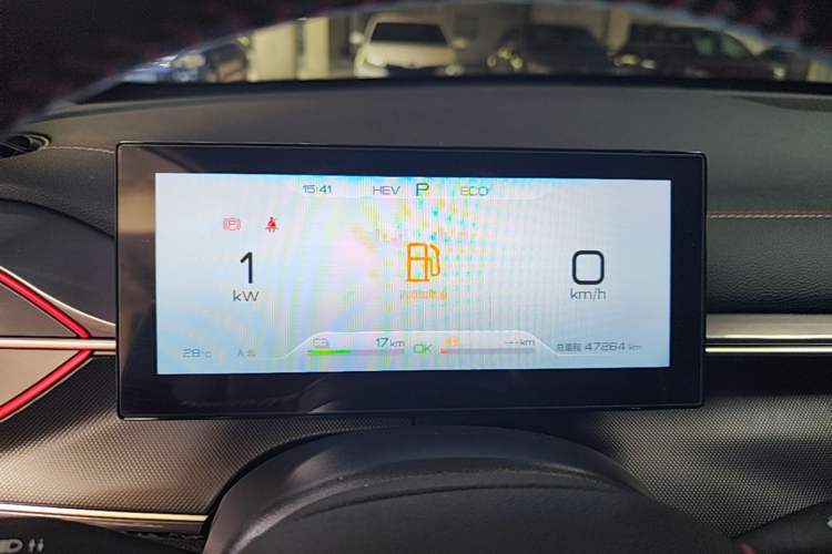 Used BYD Destroyer 05 2022 DM-i 55KM Luxury Model Instrument Cluster