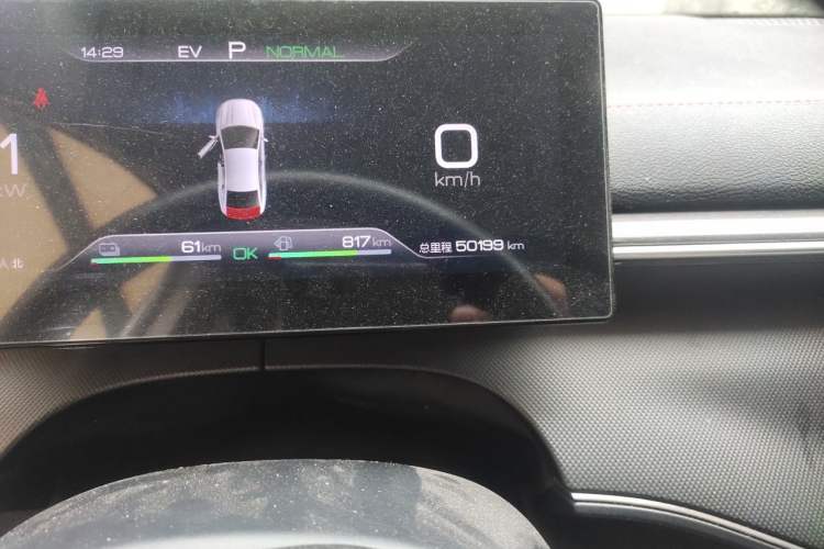 Used BYD Destroyer 05 2022 DM-i 120KM Prestige Model Odometer Close Up