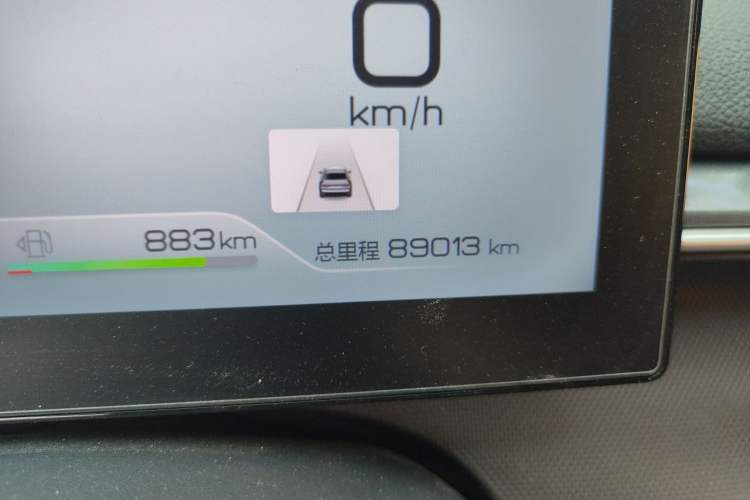 Used BYD Destroyer 05 2022 DM-i 55KM Prestige Model Odometer Close Up