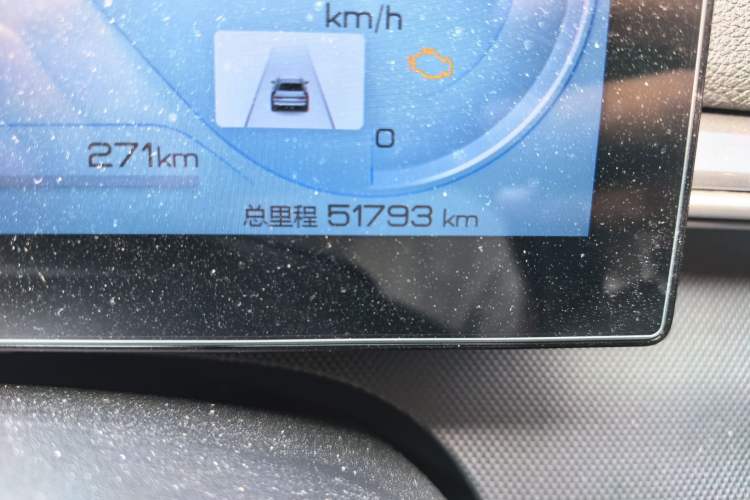 Used BYD Destroyer 05 2022 DM-i 55KM Prestige Model Odometer Close Up