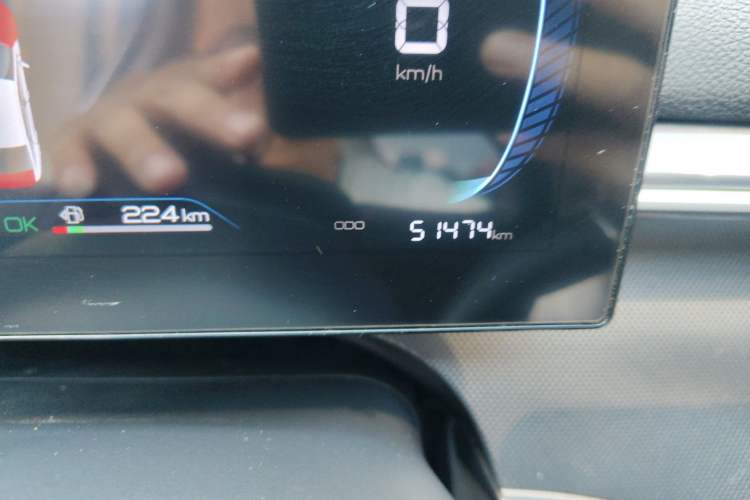 Used BYD Destroyer 05 2022 DM-i 55KM Comfort Model Odometer Close Up