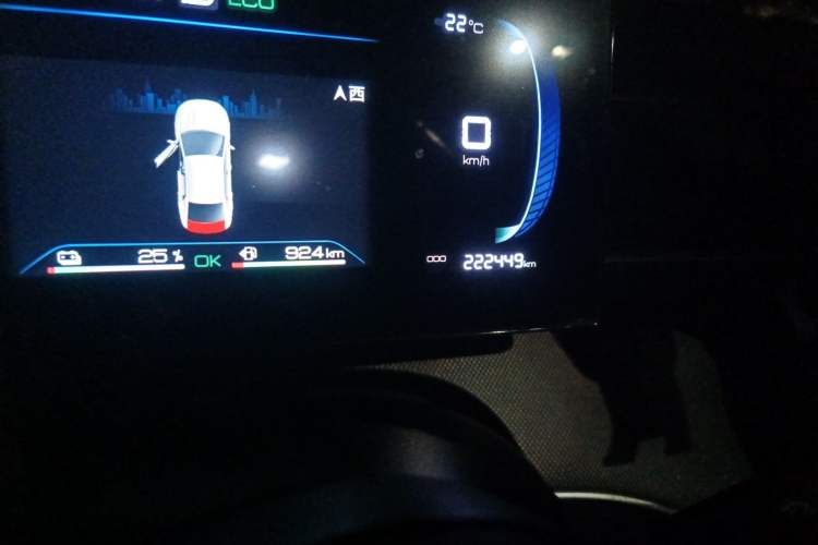 Used BYD Destroyer 05 2022 DM-i 55KM Comfort Model Odometer Close Up
