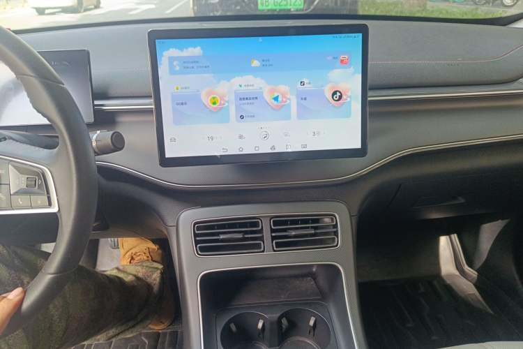 Used BYD Destroyer 05 2022 DM-i 55KM Comfort Model Audio And AC Panel