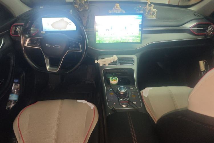 Used BYD Destroyer 05 2022 DM-i 55KM Luxury Model Center Console