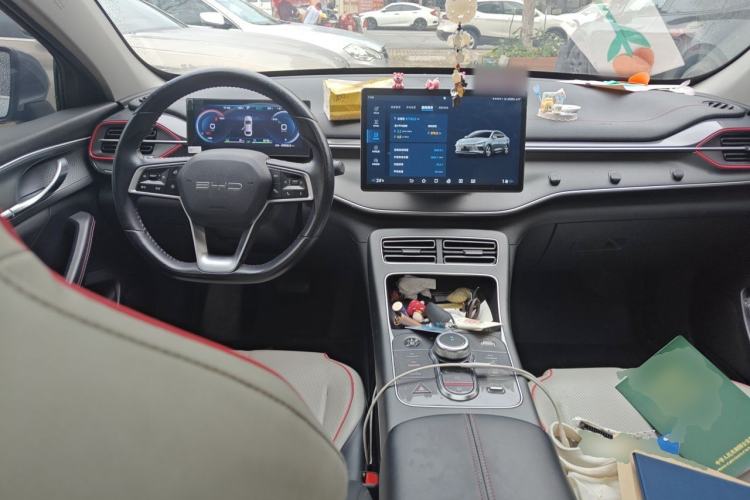Used BYD Destroyer 05 2022 DM-i 55KM Luxury Model Center Console