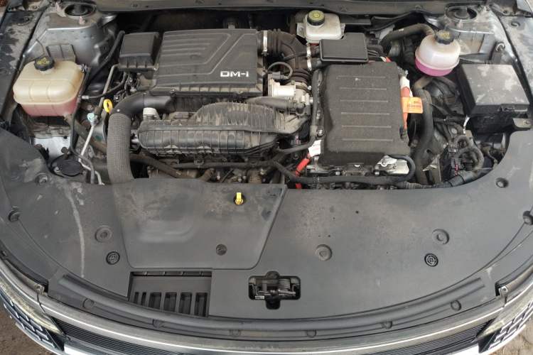 Used BYD Destroyer 05 2022 DM-i 55KM Luxury Model Engine Bay