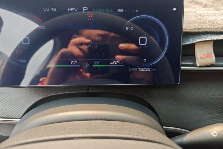 Used BYD Destroyer 05 2022 DM-i 55KM Prestige Model Odometer Close Up