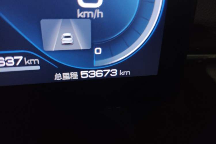 Used BYD Destroyer 05 2022 DM-i 55KM Prestige Model Odometer Close Up