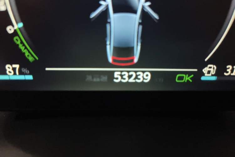 Used BYD Destroyer 05 2022 DM-i 55KM Prestige Model Odometer Close Up