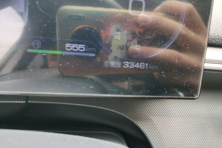 Used BYD Destroyer 05 2022 DM-i 55KM Prestige Model Odometer Close Up