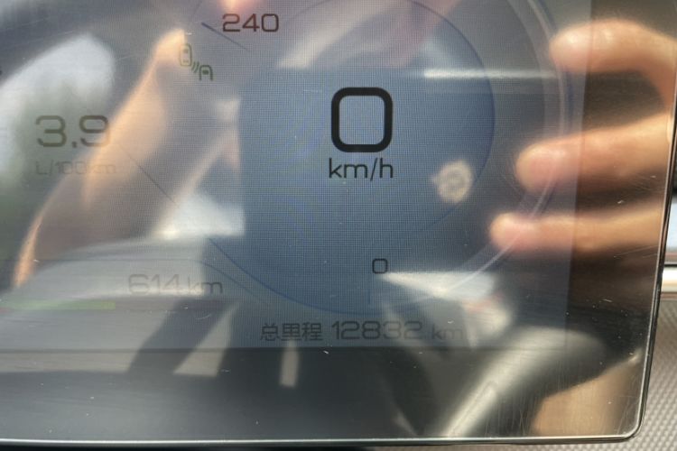 Used BYD Destroyer 05 2022 DM-i 120KM Flagship Model Odometer Close Up