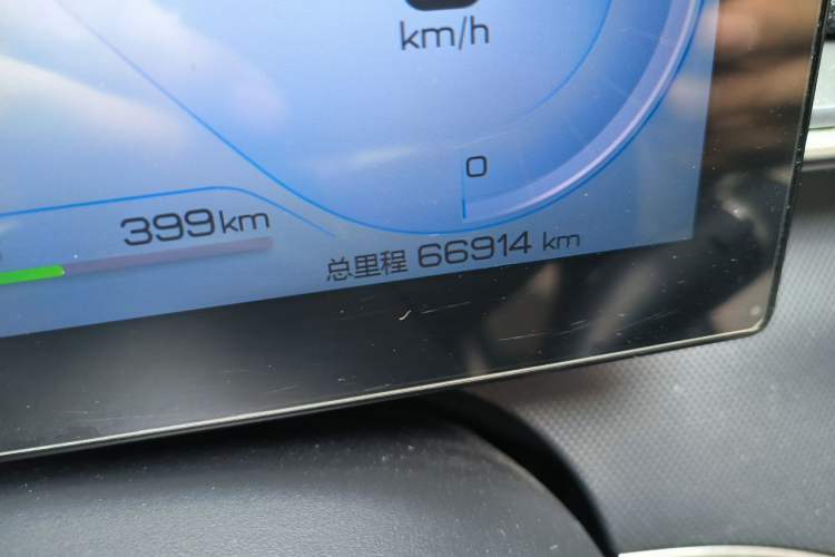 Used BYD Destroyer 05 2022 DM-i 120KM Prestige Model Odometer Close Up
