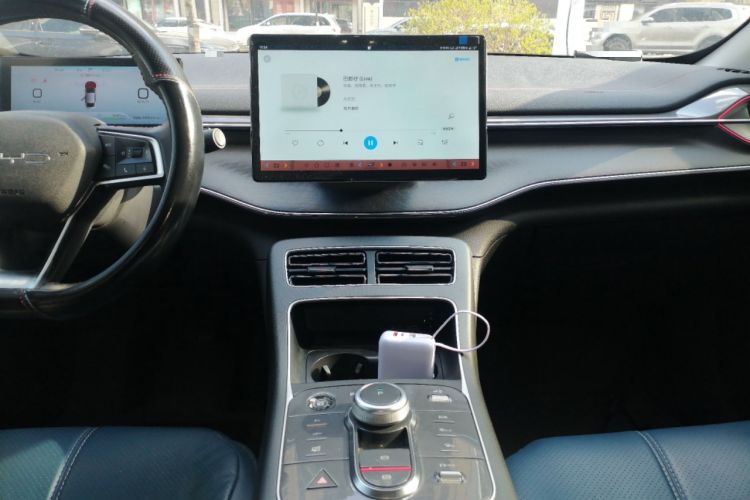Used BYD Destroyer 05 2022 DM-i 120KM Prestige Model Audio And AC Panel