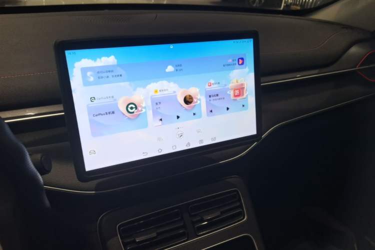 Used BYD Destroyer 05 2022 DM-i 55KM Luxury Model Audio And AC Panel