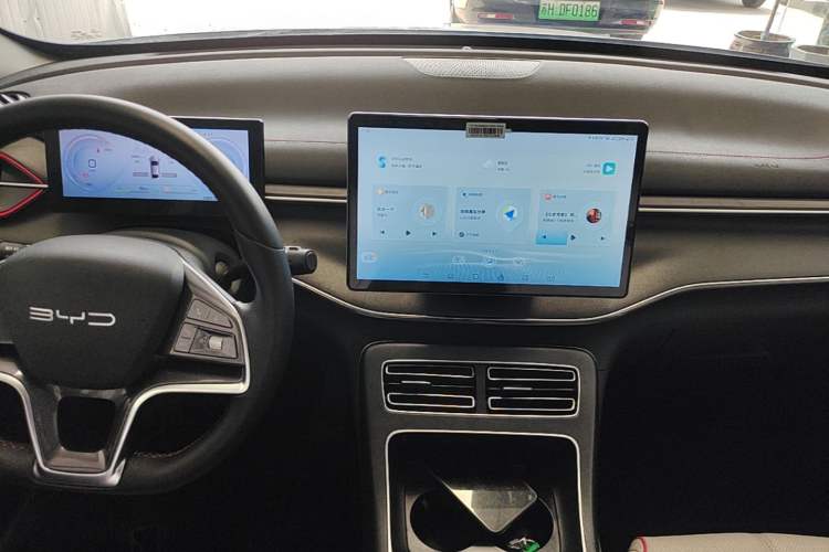 Used BYD Destroyer 05 2022 DM-i 55KM Prestige Model Audio And AC Panel