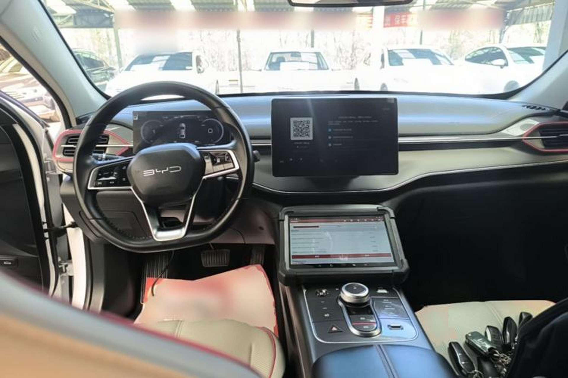 Used BYD Destroyer 05 2022 DM-i 120KM Prestige Model Center Console