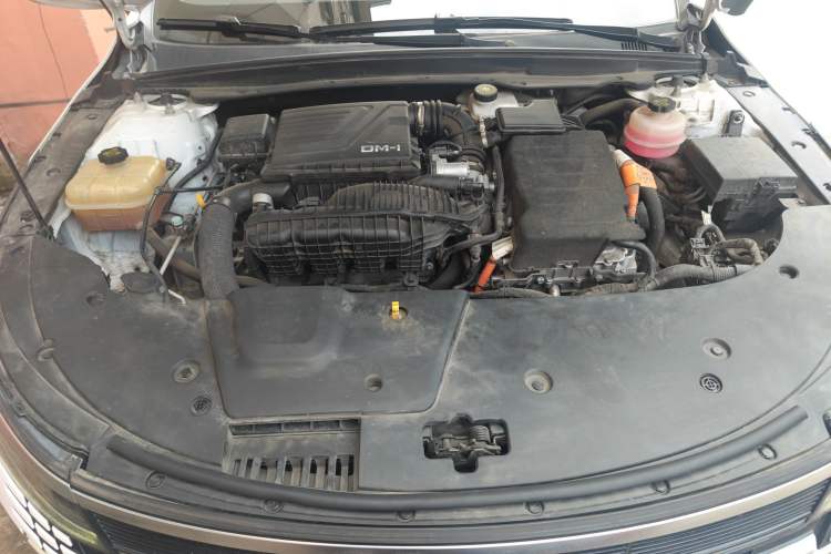Used BYD Destroyer 05 2022 DM-i 55KM Luxury Model Engine Bay