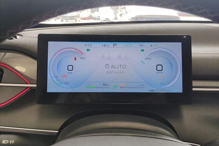 Used BYD Destroyer 05 2022 DM-i 55KM Prestige Model Instrument Cluster