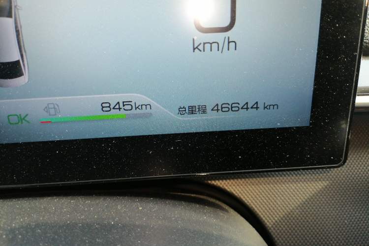 Used BYD Destroyer 05 2022 DM-i 120KM Prestige Model Odometer Close Up
