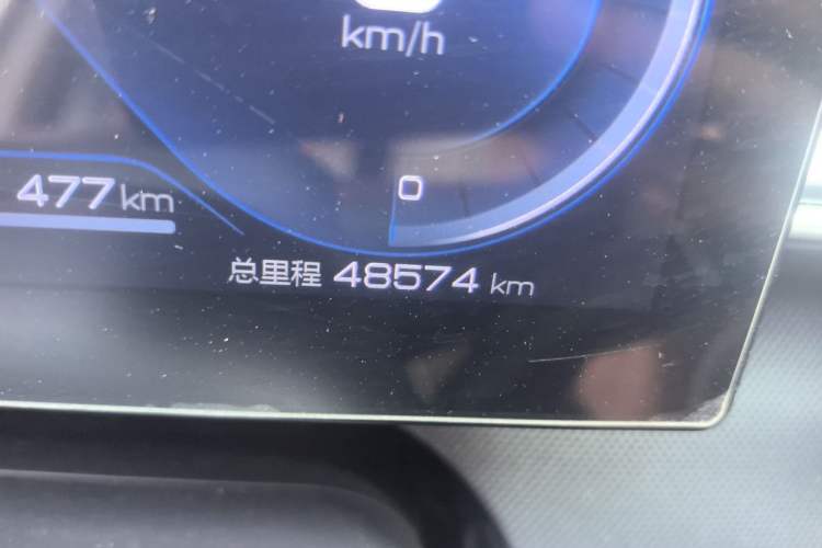 Used BYD Destroyer 05 2022 DM-i 120KM Prestige Model Odometer Close Up