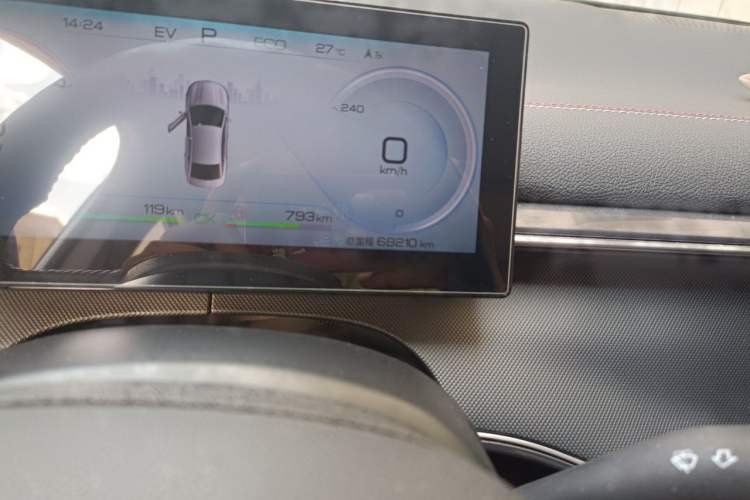 Used BYD Destroyer 05 2022 DM-i 120KM Prestige Model Odometer Close Up