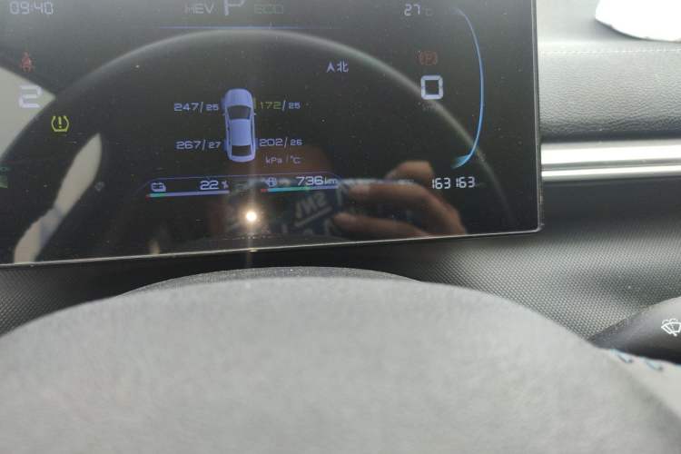 Used BYD Destroyer 05 2022 DM-i 55KM Comfort Model Odometer Close Up