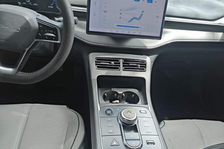 Used BYD Destroyer 05 2023 Champion Edition DM-i 55KM Luxury Model Audio And AC Panel