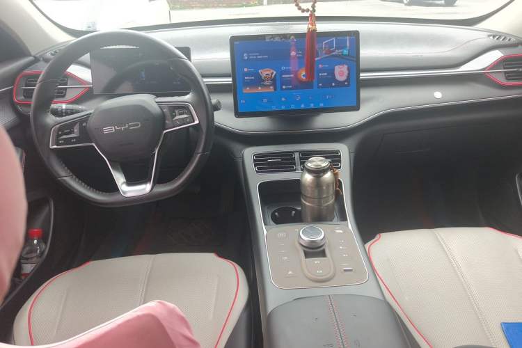 Used BYD Destroyer 05 2023 Champion Edition DM-i 55KM Luxury Model Center Console