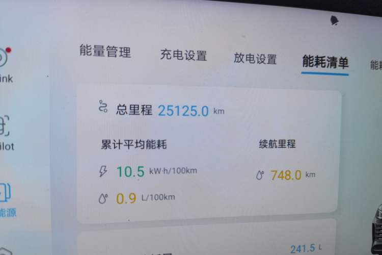 Used BYD Destroyer 05 2023 Champion Edition DM-i 120KM Prestige Model Odometer Close Up