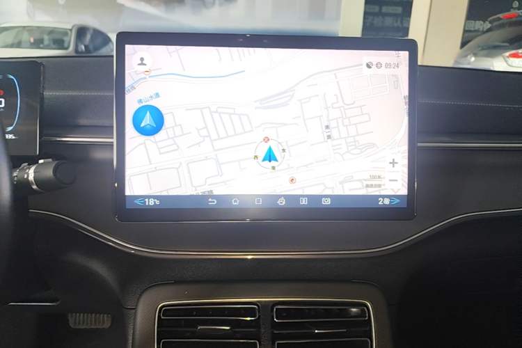 Used BYD Destroyer 05 2023 Champion Edition DM-i 55KM Luxury Model Audio And AC Panel