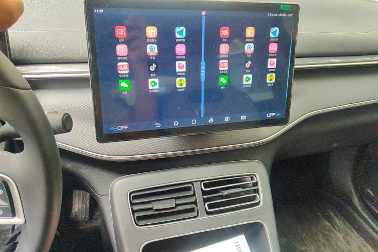 Used BYD Destroyer 05 2023 Champion Edition DM-i 55KM Luxury Model Audio And AC Panel