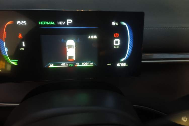 Used BYD Destroyer 05 2023 Champion Edition DM-i 55KM Luxury Model Odometer Close Up
