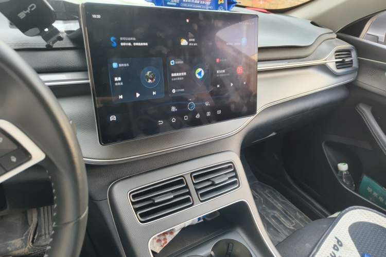 Used BYD Destroyer 05 2023 Champion Edition DM-i 55KM Luxury Model Audio And AC Panel