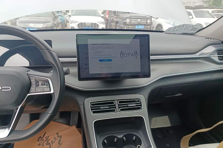 Used BYD Destroyer 05 2023 Champion Edition DM-i 55KM Prestige Model Audio And AC Panel