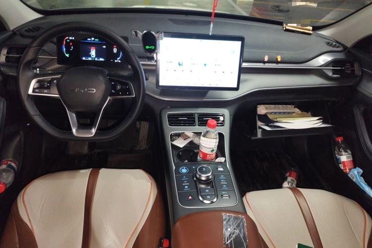 Used BYD Destroyer 05 2023 Champion Edition DM-i 55KM Luxury Model Center Console