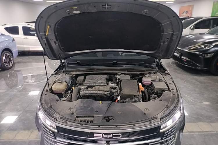 Used BYD Destroyer 05 2023 Champion Edition DM-i 55KM Luxury Model Engine Bay