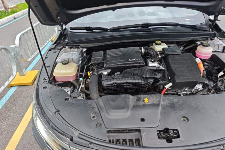 Used BYD Destroyer 05 2023 Champion Edition DM-i 55KM Luxury Model Engine Bay Right