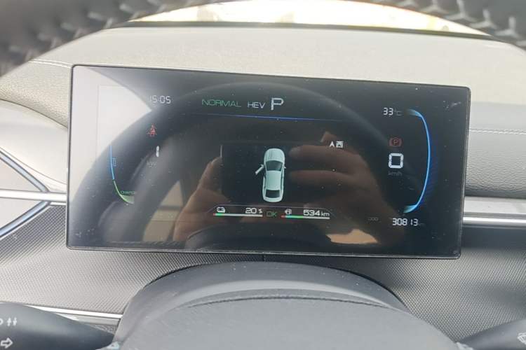 Used BYD Destroyer 05 2023 Champion Edition DM-i 55KM Luxury Model Instrument Cluster