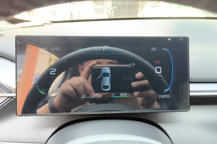 Used BYD Destroyer 05 2023 Champion Edition DM-i 55KM Luxury Model Instrument Cluster
