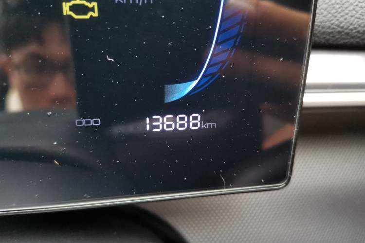 Used BYD Destroyer 05 2023 Champion Edition DM-i 120KM Prestige Model Odometer Close Up