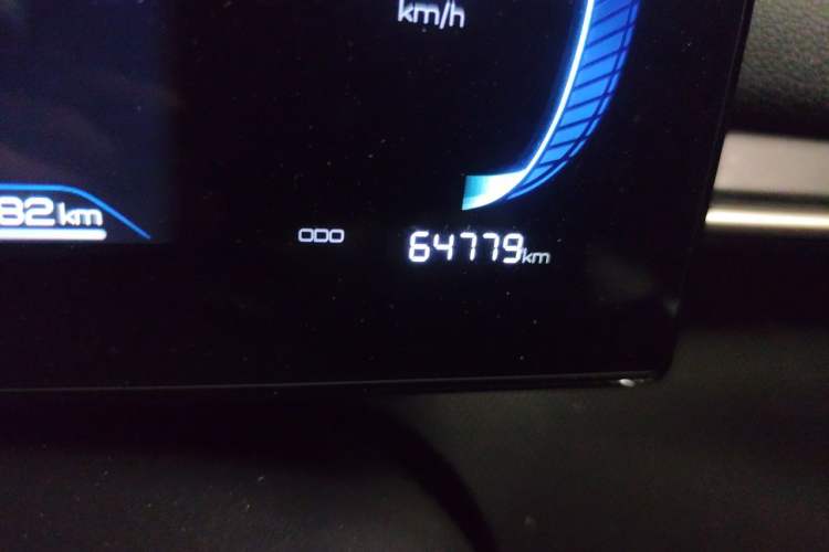 Used BYD Destroyer 05 2023 Champion Edition DM-i 55KM Luxury Model Odometer Close Up