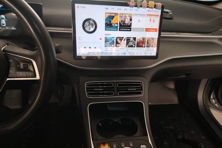 Used BYD Destroyer 05 2023 Champion Edition DM-i 55KM Luxury Model Audio And AC Panel