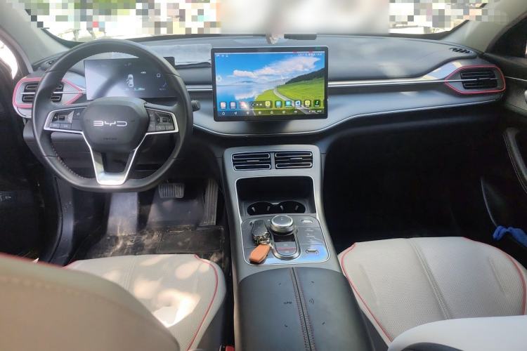 Used BYD Destroyer 05 2023 Champion Edition DM-i 55KM Luxury Model Center Console