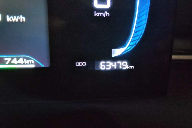 Used BYD Destroyer 05 2023 Champion Edition DM-i 55KM Luxury Model Odometer Close Up