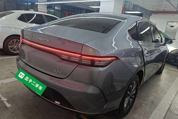 Used BYD Destroyer 05 2023 Champion Edition DM-i 55KM Luxury Model Rear Right 45 Deg