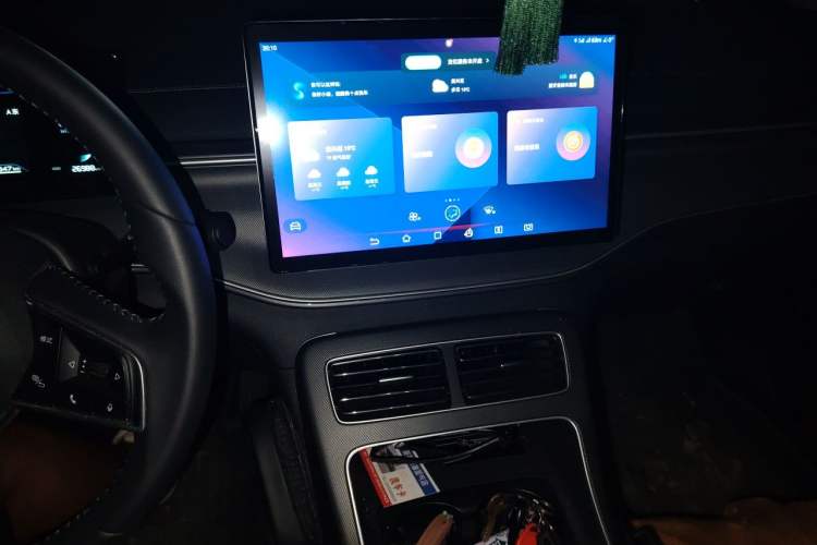 Used BYD Destroyer 05 2023 Champion Edition DM-i 55KM Luxury Model Audio And AC Panel
