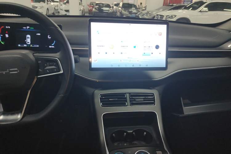 Used BYD Destroyer 05 2023 Champion Edition DM-i 55KM Luxury Model Audio And AC Panel
