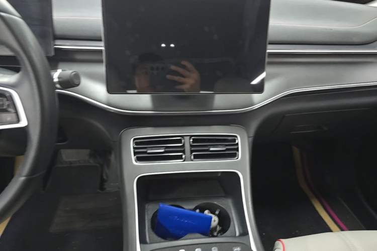 Used BYD Destroyer 05 2023 Champion Edition DM-i 55KM Luxury Model Audio And AC Panel